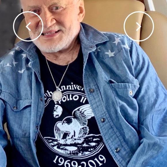 Apollo XI 11 50th Anniversary Eagle Moon Landing Buzz Aldrin Insignia Tee - Picture 14 of 16